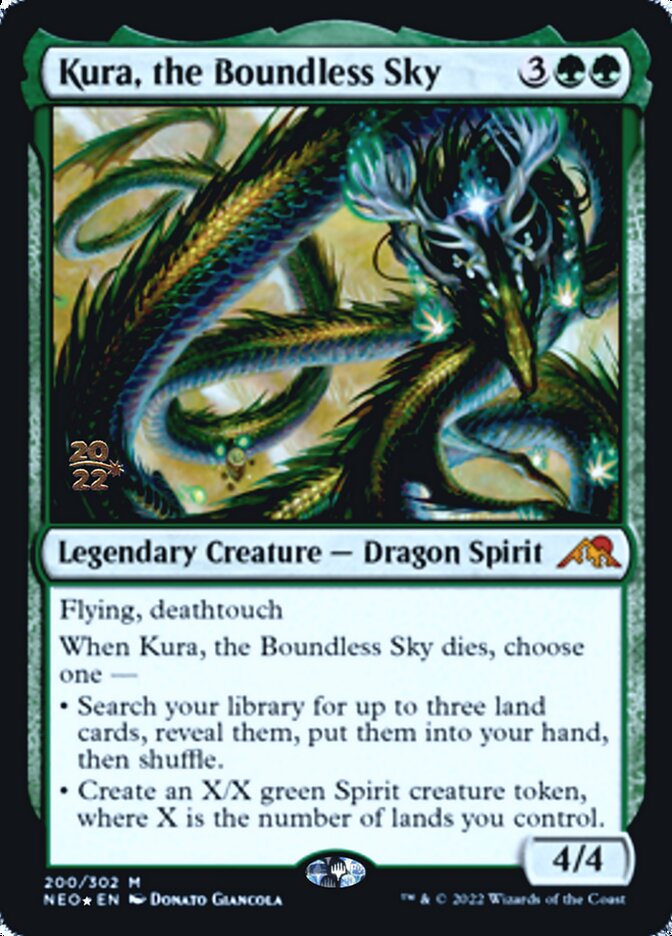 Kura, the Boundless Sky [Kamigawa: Neon Dynasty Prerelease Promos] | Exor Games Bridgewater