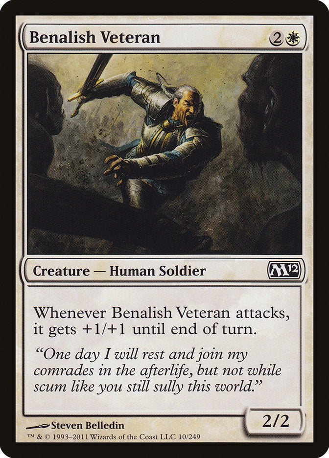 Benalish Veteran [Magic 2012] | Exor Games Bridgewater