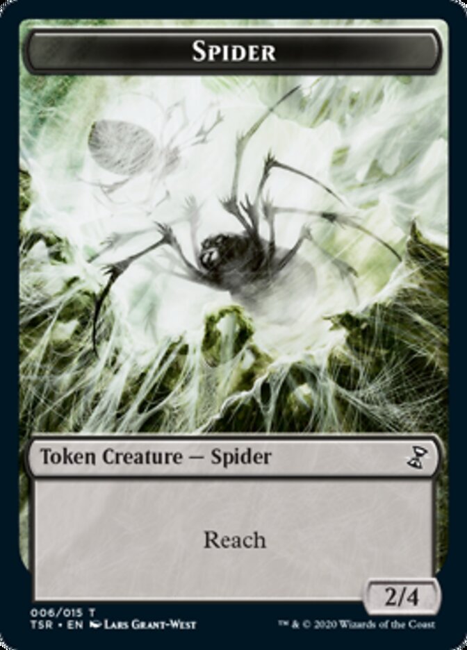 Spider Token [Time Spiral Remastered Tokens] | Exor Games Bridgewater