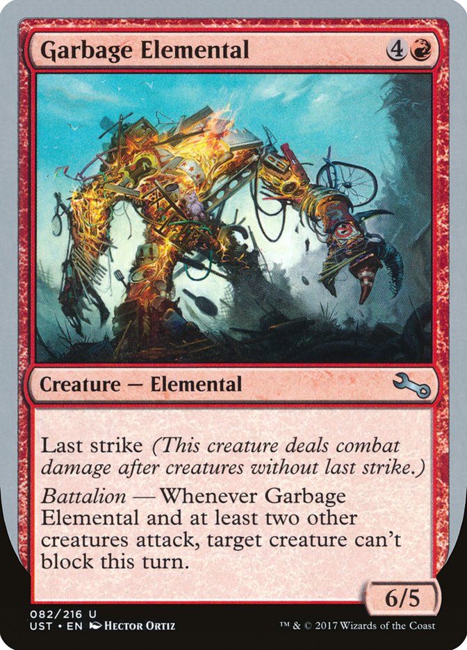 Garbage Elemental (6/5 Creature) [Unstable] | Exor Games Bridgewater