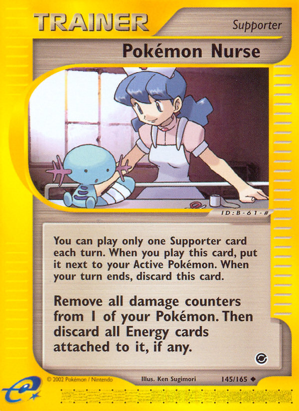 Pokemon Nurse (145/165) [Expedition: Base Set] | Exor Games Bridgewater