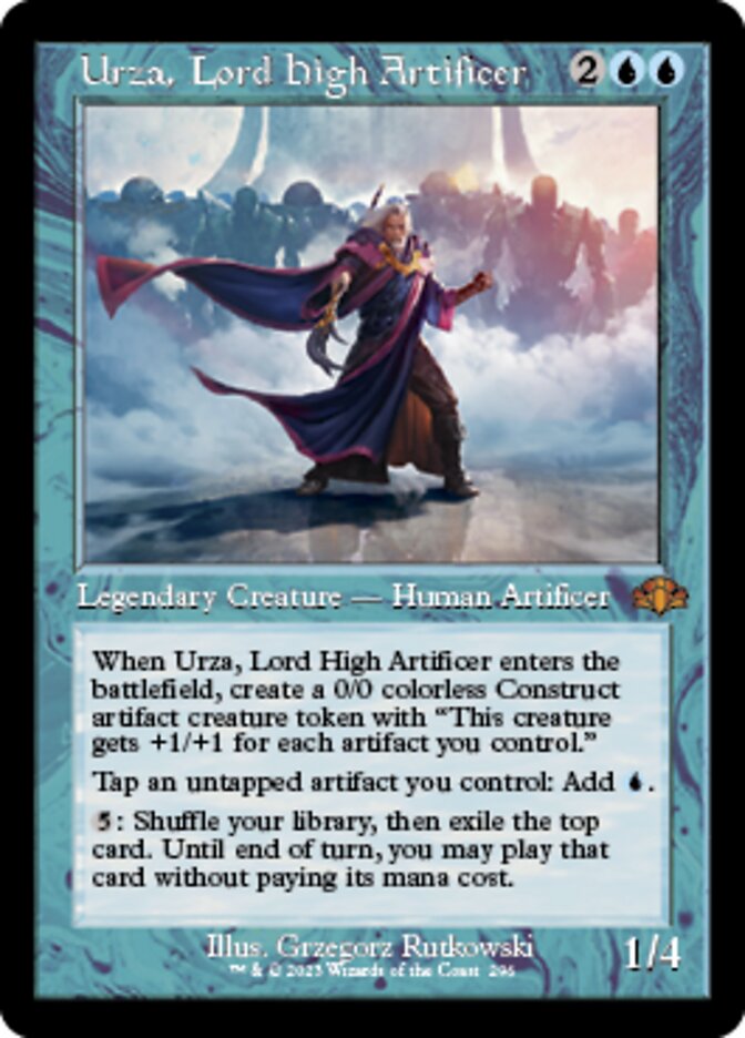 Urza, Lord High Artificer (Retro) [Dominaria Remastered] | Exor Games Bridgewater