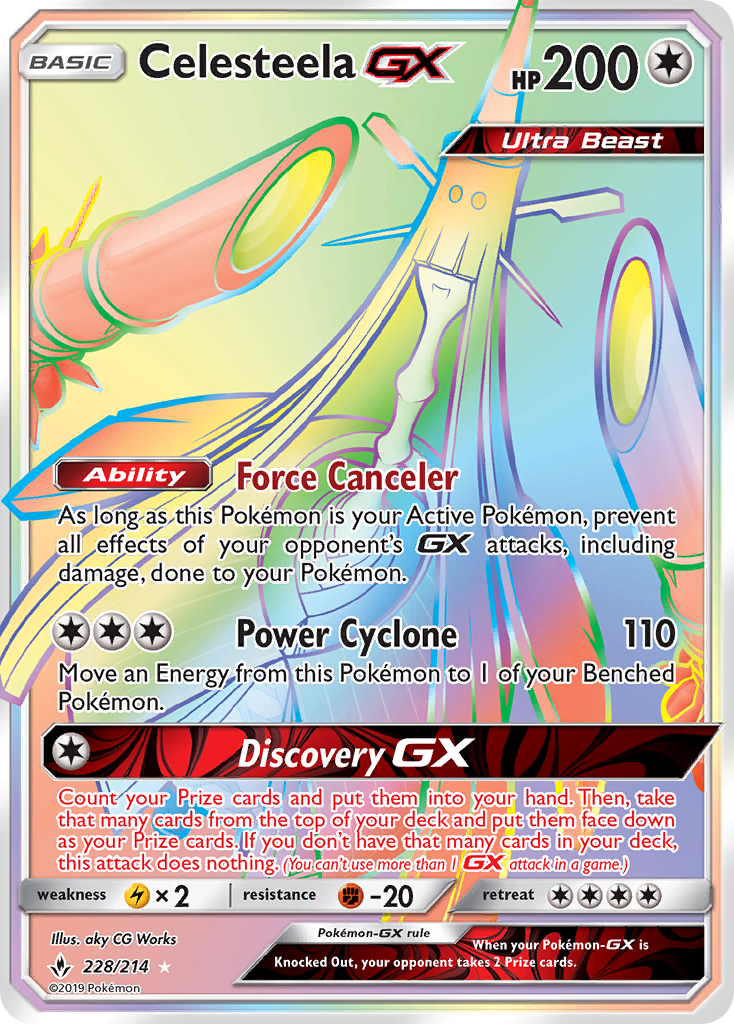 Celesteela GX (228/214) [Sun & Moon: Unbroken Bonds] | Exor Games Bridgewater