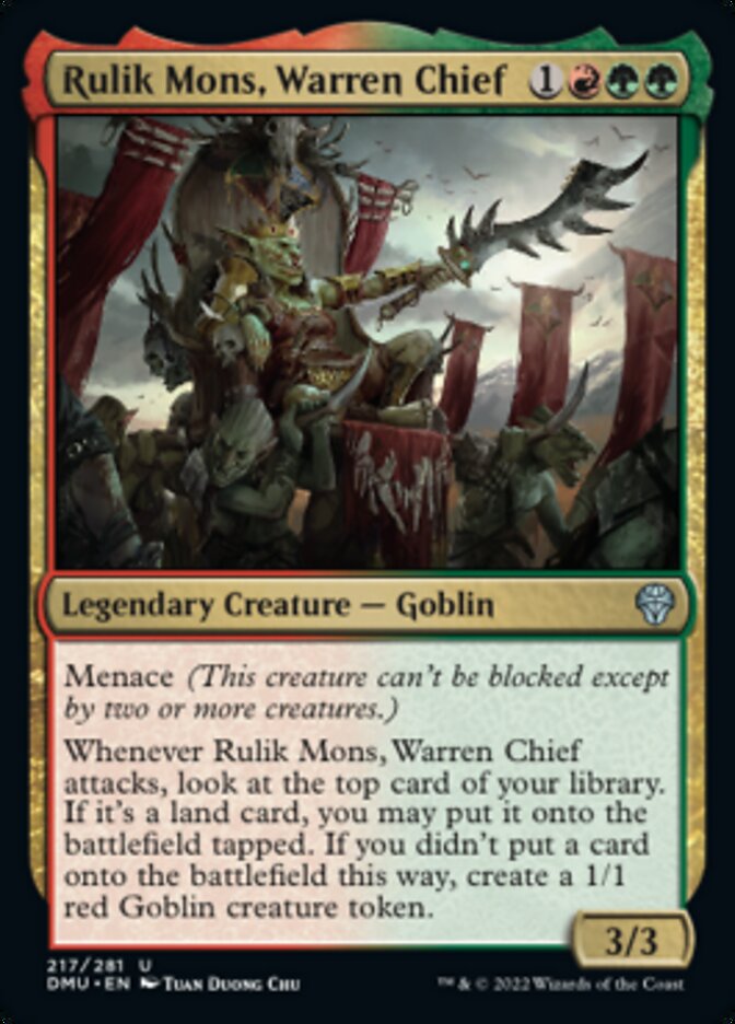 Rulik Mons, Warren Chief [Dominaria United] | Exor Games Bridgewater