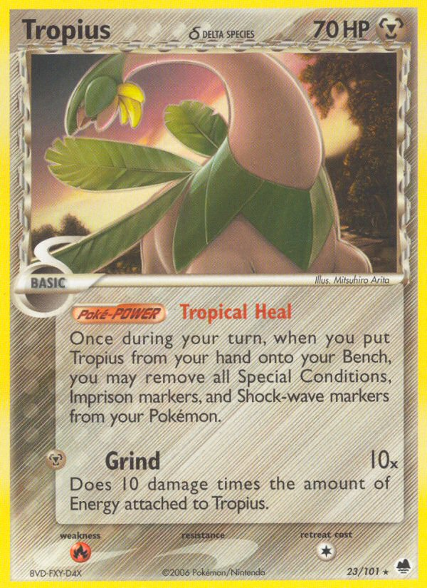 Tropius (23/101) (Delta Species) [EX: Dragon Frontiers] | Exor Games Bridgewater