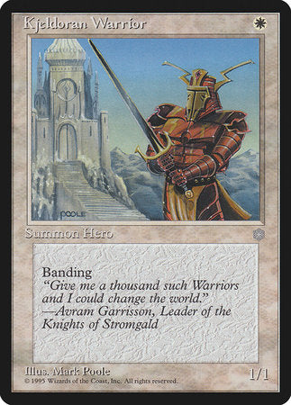 Kjeldoran Warrior [Ice Age] | Exor Games Bridgewater