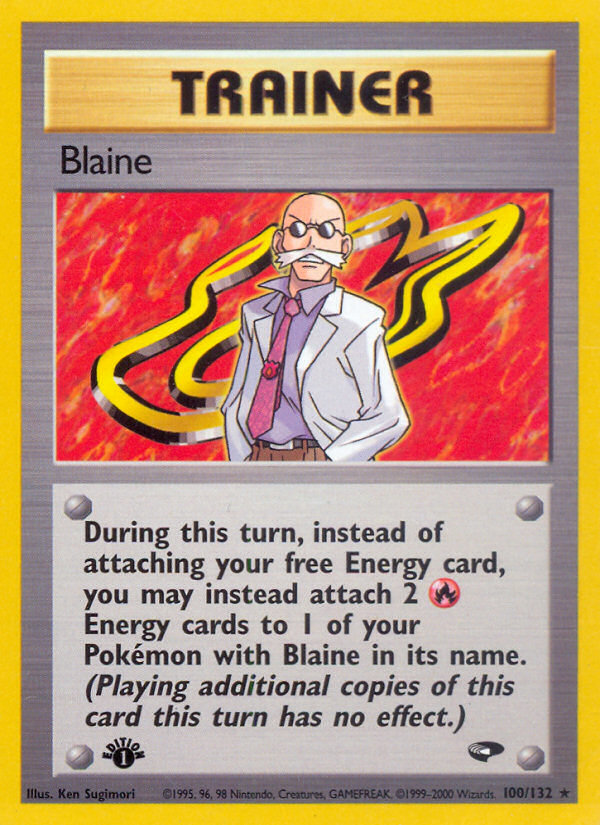 Blaine (100/132) [Gym Challenge 1st Edition] | Exor Games Bridgewater