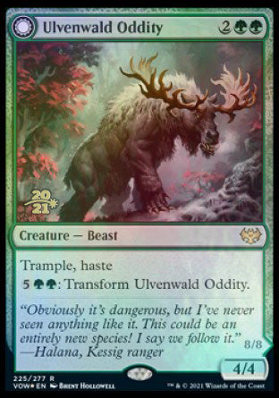 Ulvenwald Oddity // Ulvenwald Behemoth [Innistrad: Crimson Vow Prerelease Promos] | Exor Games Bridgewater