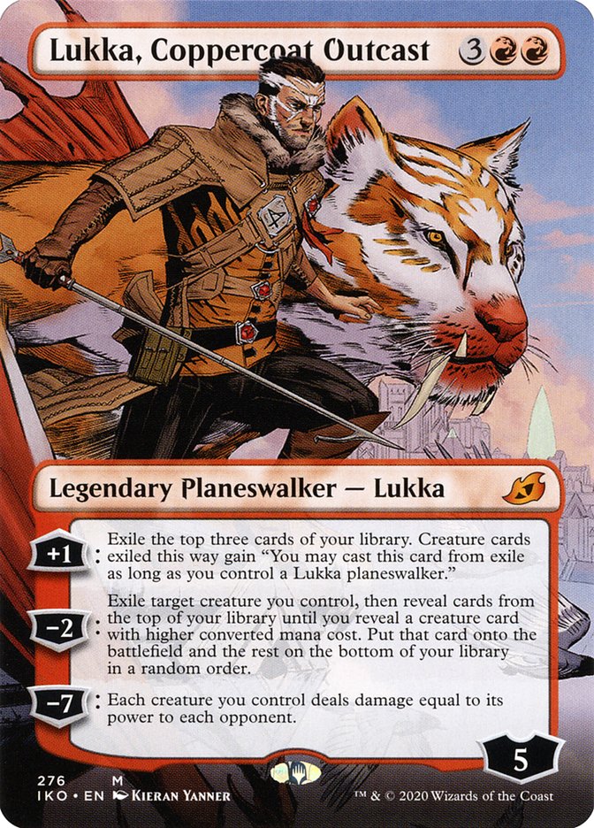 Lukka, Coppercoat Outcast (Borderless) [Ikoria: Lair of Behemoths] | Exor Games Bridgewater