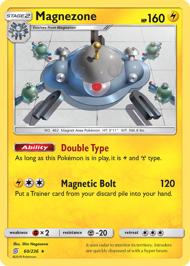 Magnezone (60/236) [Sun & Moon: Unified Minds] | Exor Games Bridgewater