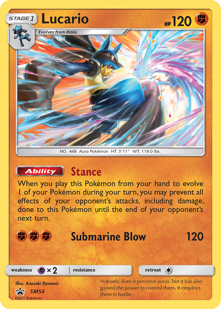 Lucario (SM54) [Sun & Moon: Black Star Promos] | Exor Games Bridgewater