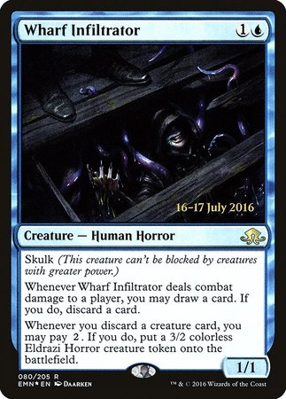 Wharf Infiltrator [Eldritch Moon Promos] | Exor Games Bridgewater