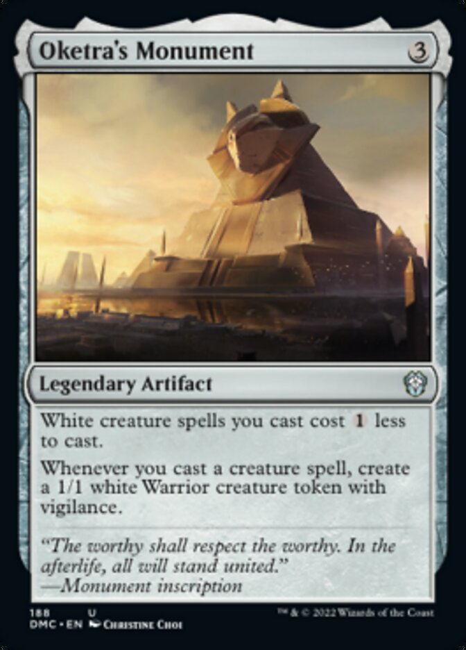 Oketra's Monument [Dominaria United Commander] | Exor Games Bridgewater