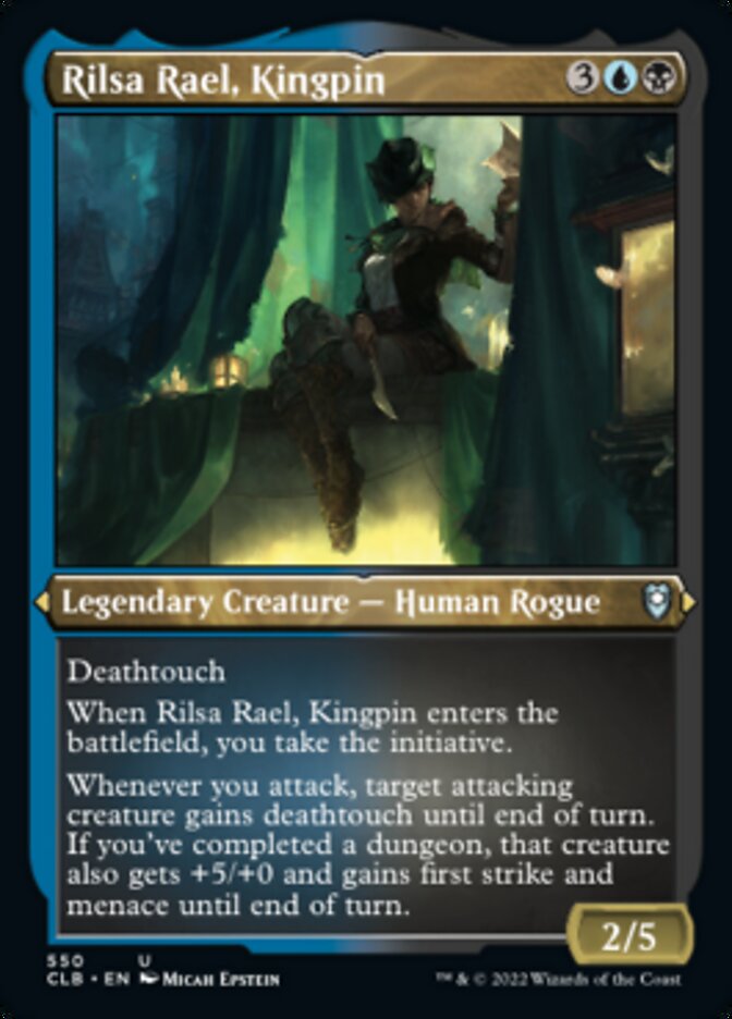 Rilsa Rael, Kingpin (Foil Etched) [Commander Legends: Battle for Baldur's Gate] | Exor Games Bridgewater