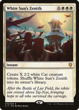 White Sun's Zenith [Commander 2017] | Exor Games Bridgewater