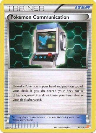 Pokemon Communication (24/30) [Black & White: Trainer Kit - Excadrill] | Exor Games Bridgewater