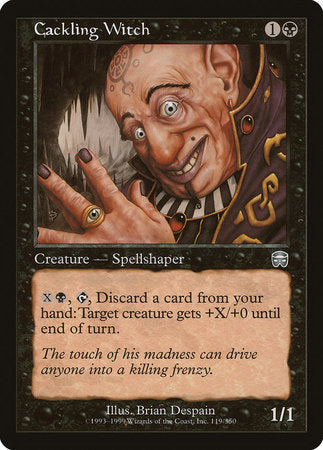 Cackling Witch [Mercadian Masques] | Exor Games Bridgewater