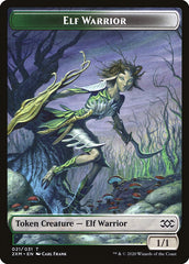 Elf Warrior Token [Double Masters] | Exor Games Bridgewater