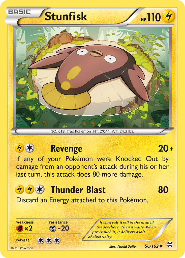 Stunfisk (56/162) [XY: BREAKthrough] | Exor Games Bridgewater