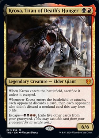 Kroxa, Titan of Death's Hunger [Theros Beyond Death] | Exor Games Bridgewater