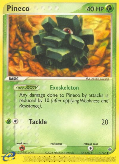 Pineco (71/97) [EX: Dragon] | Exor Games Bridgewater