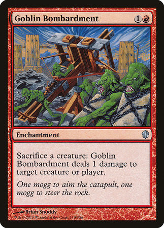 Goblin Bombardment [Commander 2013] | Exor Games Bridgewater