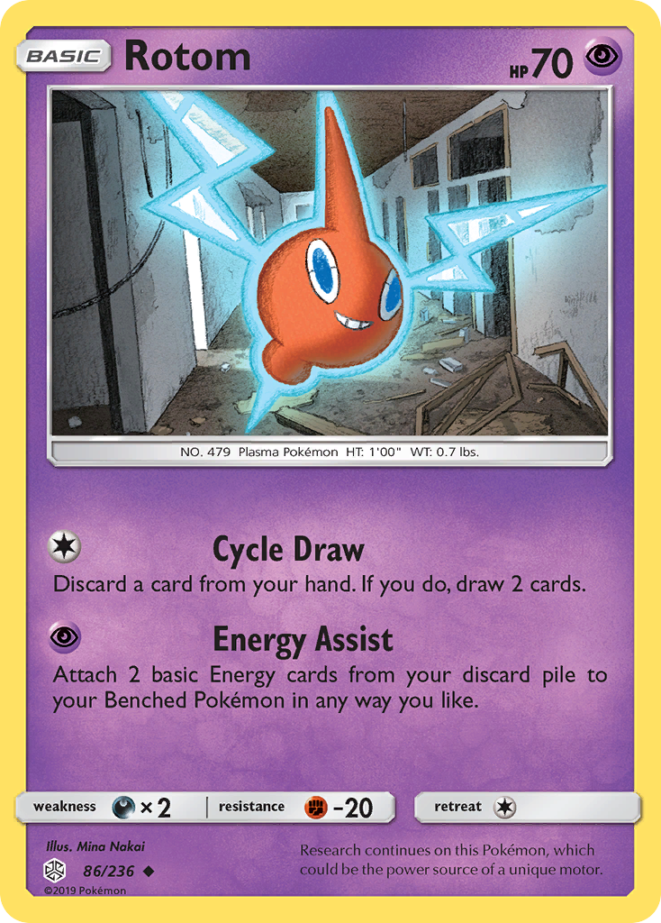Rotom (86/236) [Sun & Moon: Cosmic Eclipse] | Exor Games Bridgewater