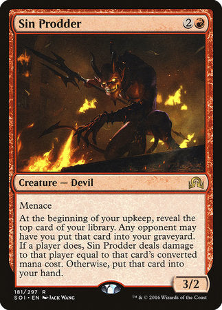 Sin Prodder [Shadows over Innistrad] | Exor Games Bridgewater