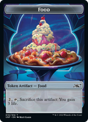 Teddy Bear // Food (010) Double-sided Token [Unfinity Tokens] | Exor Games Bridgewater