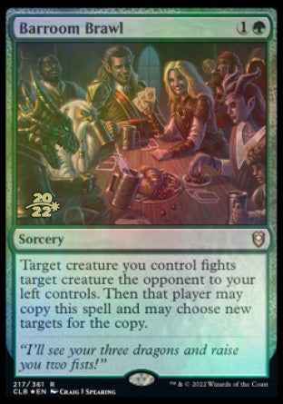 Barroom Brawl [Commander Legends: Battle for Baldur's Gate Prerelease Promos] | Exor Games Bridgewater