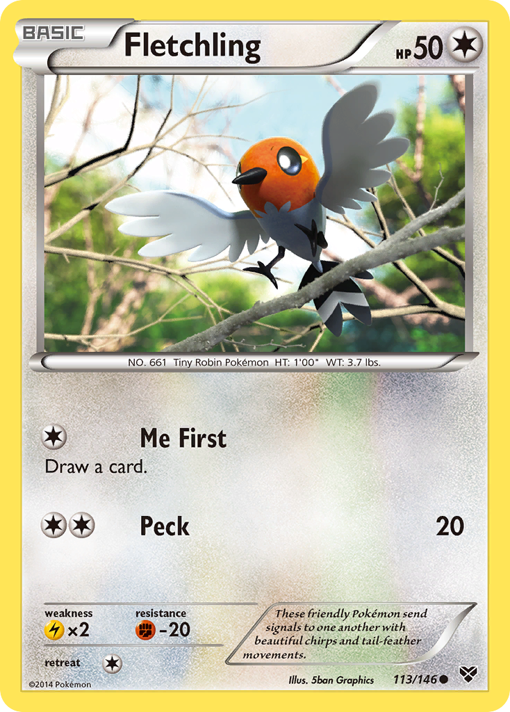 Fletchling (113/146) [XY: Base Set] | Exor Games Bridgewater