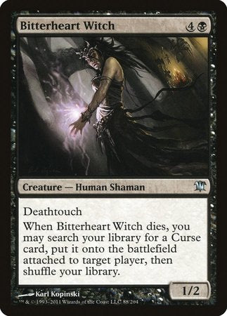 Bitterheart Witch [Innistrad] | Exor Games Bridgewater