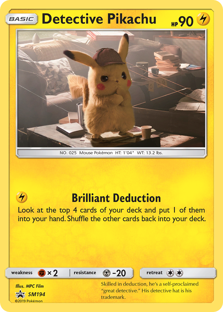 Detective Pikachu (SM194) [Sun & Moon: Black Star Promos] | Exor Games Bridgewater