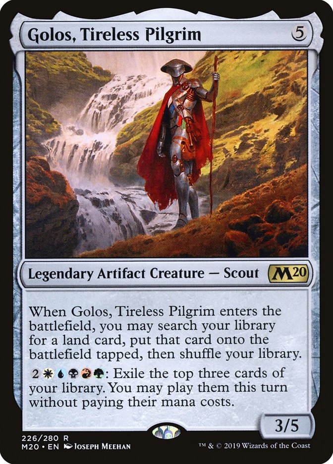 Golos, Tireless Pilgrim [Core Set 2020] | Exor Games Bridgewater