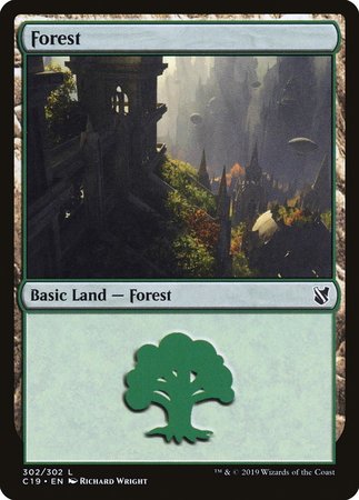 Forest (302) [Commander 2019] | Exor Games Bridgewater