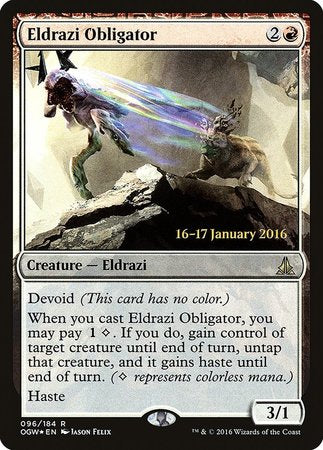 Eldrazi Obligator [Oath of the Gatewatch Promos] | Exor Games Bridgewater