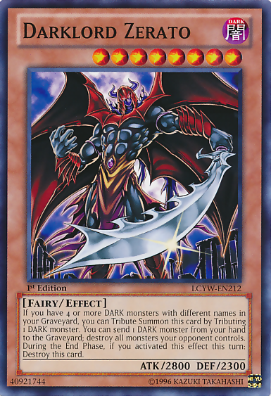 Darklord Zerato [LCYW-EN212] Common | Exor Games Bridgewater