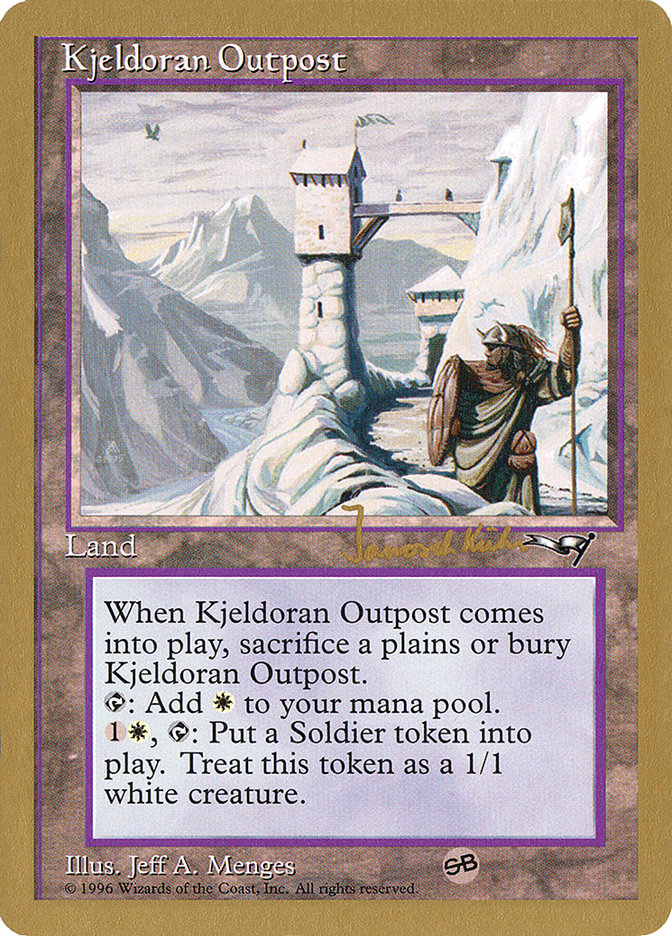 Kjeldoran Outpost (Janosch Kuhn) [World Championship Decks 1997] | Exor Games Bridgewater