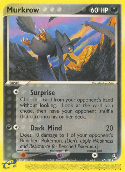 Murkrow (47/100) [EX: Sandstorm] | Exor Games Bridgewater