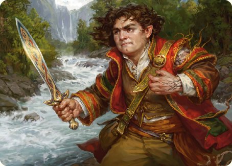 Frodo Baggins Art Card (16/81) [The Lord of the Rings: Tales of Middle-earth Art Series] | Exor Games Bridgewater