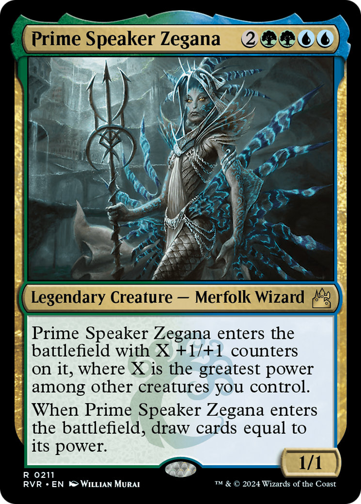 Prime Speaker Zegana [Ravnica Remastered] | Exor Games Bridgewater