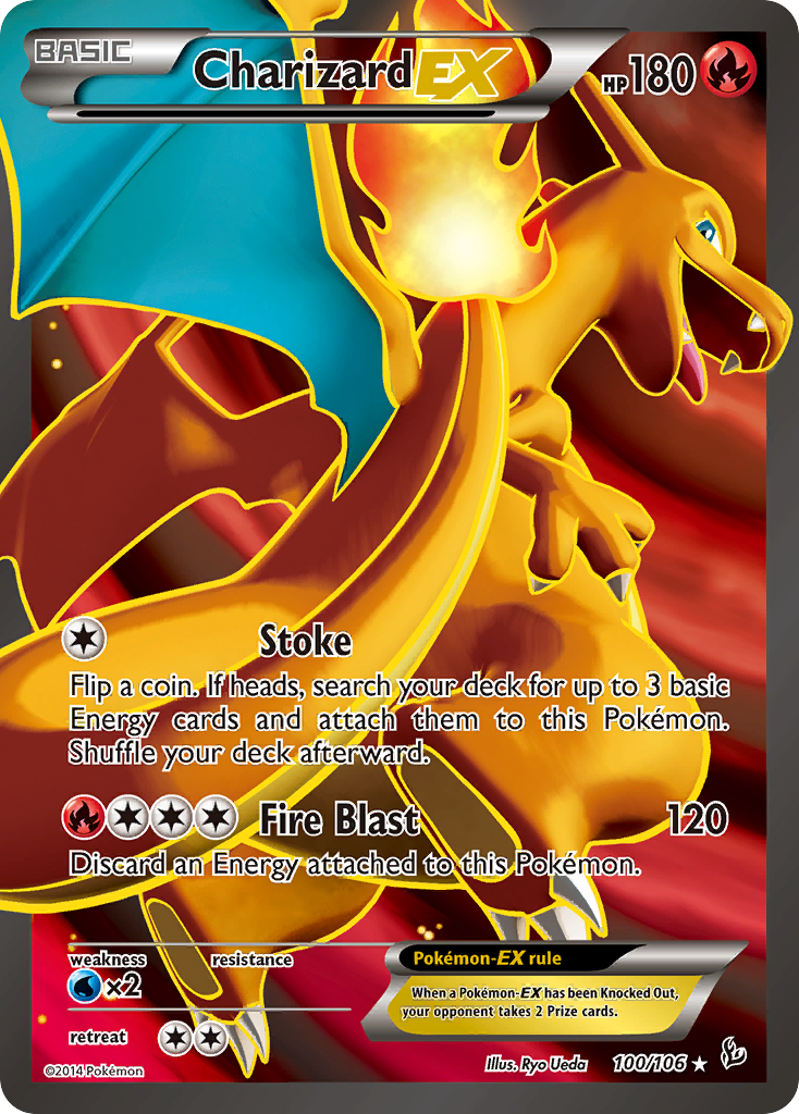 Charizard EX (100/106) [XY: Flashfire] | Exor Games Bridgewater