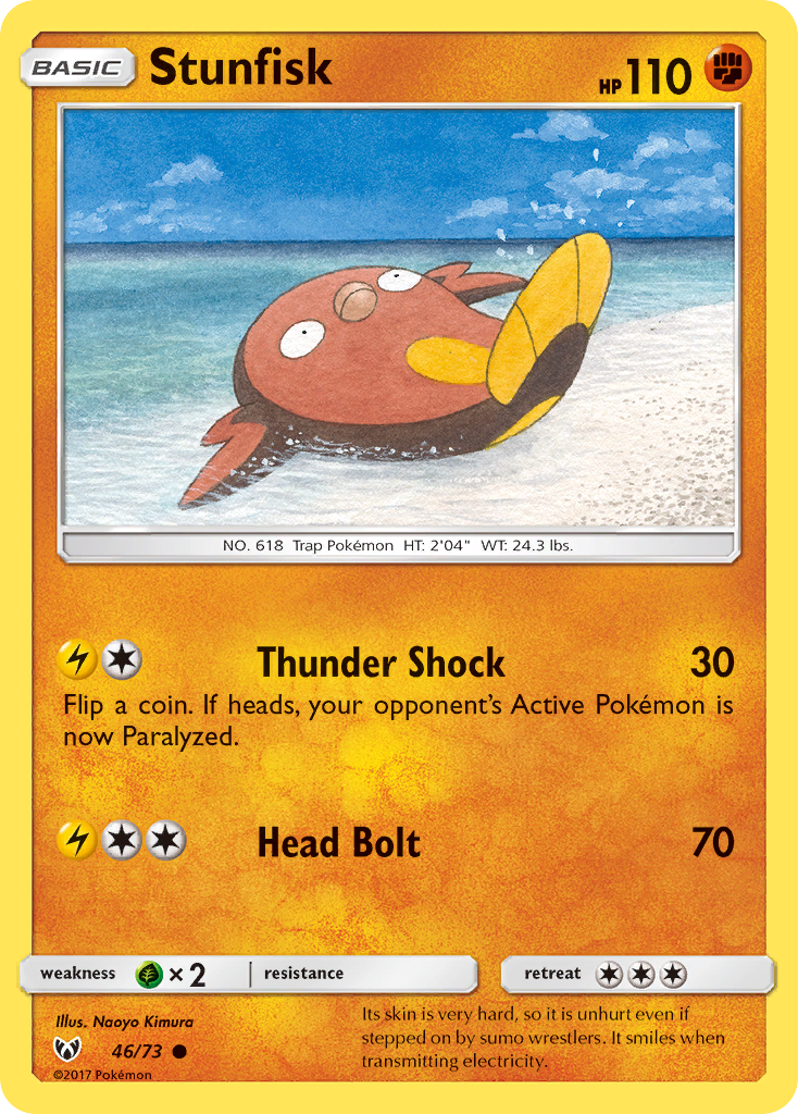 Stunfisk (46/73) [Sun & Moon: Shining Legends] | Exor Games Bridgewater