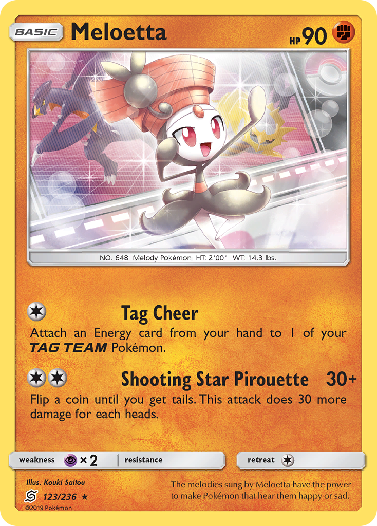 Meloetta (123/236) [Sun & Moon: Unified Minds] | Exor Games Bridgewater