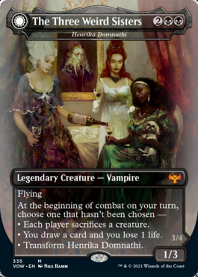 Henrika Domnathi // Henrika, Infernal Seer - The Three Weird Sisters // Fiends of Darkest Night [Innistrad: Crimson Vow] | Exor Games Bridgewater