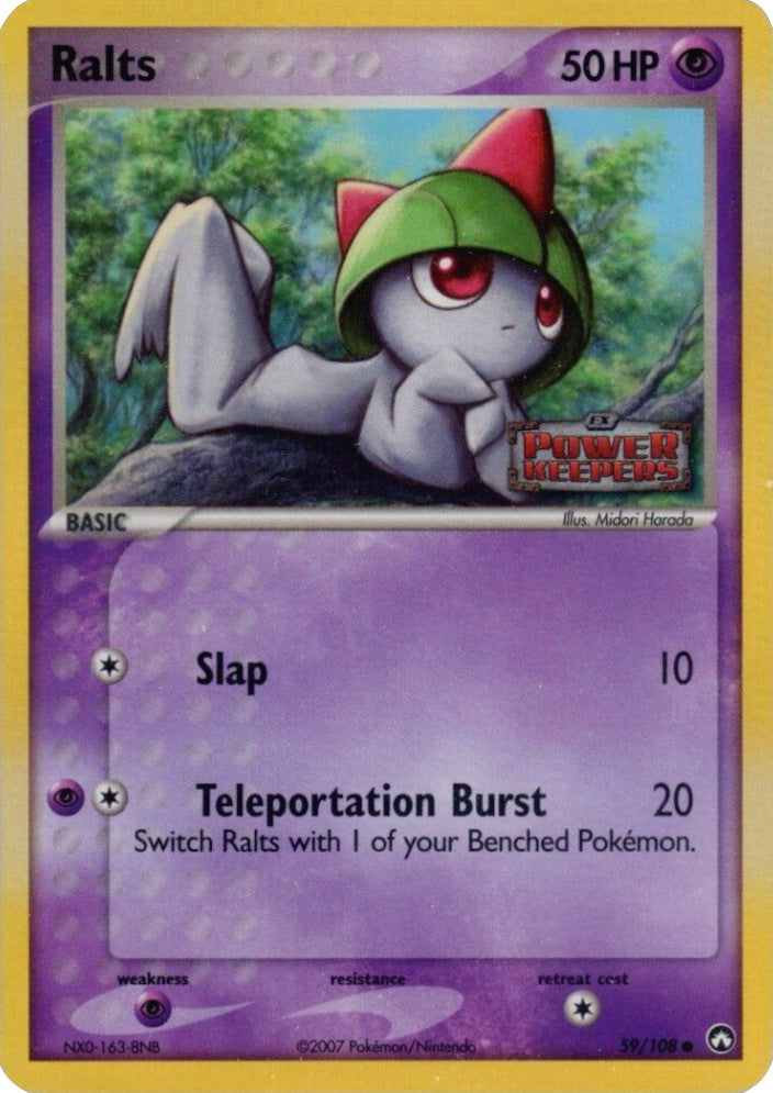 Ralts (59/108) (Stamped) [EX: Power Keepers] | Exor Games Bridgewater