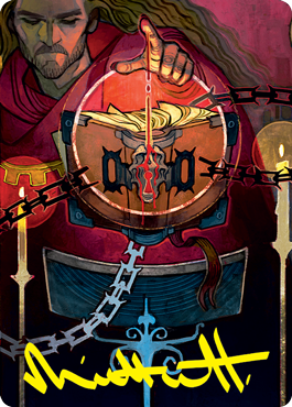 Sign in Blood Art Card (Gold-Stamped Signature) [Strixhaven: School of Mages Art Series] | Exor Games Bridgewater