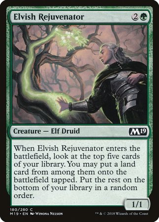 Elvish Rejuvenator [Core Set 2019] | Exor Games Bridgewater