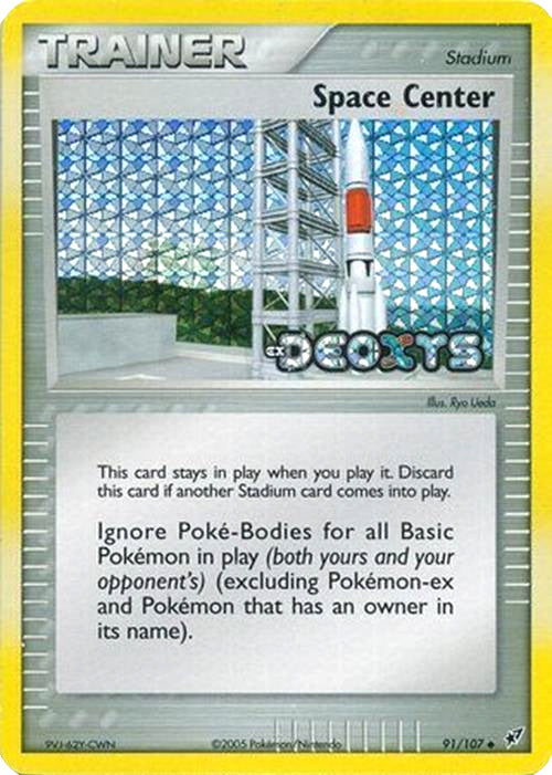 Space Center (91/107) (Stamped) [EX: Deoxys] | Exor Games Bridgewater