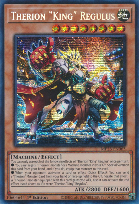 Therion "King" Regulus [MP23-EN063] Prismatic Secret Rare | Exor Games Bridgewater